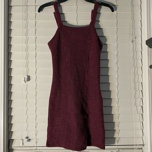 F21 Pink and Black Mini Dress